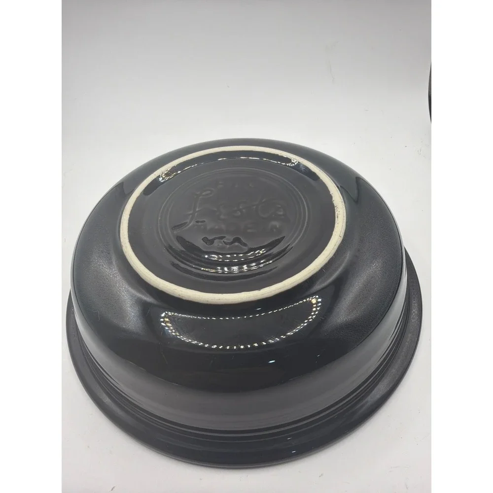 4 Fiestaware by Homer Laughlin Retired Black 7